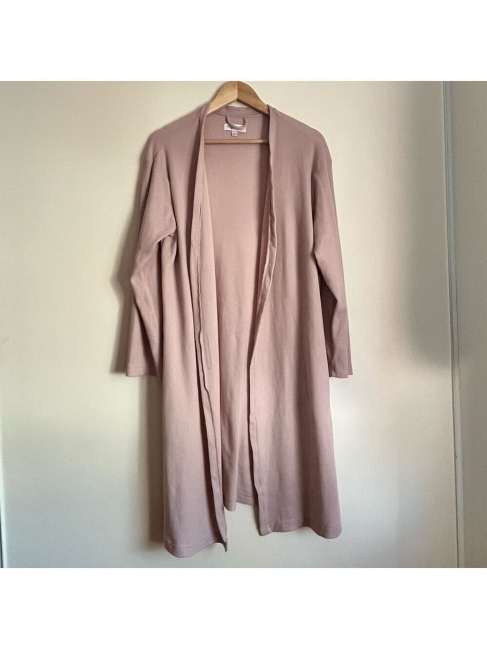 Daydream by Berkshire Homewear Long Waffle Knit Robe Mauve Lavender Soft